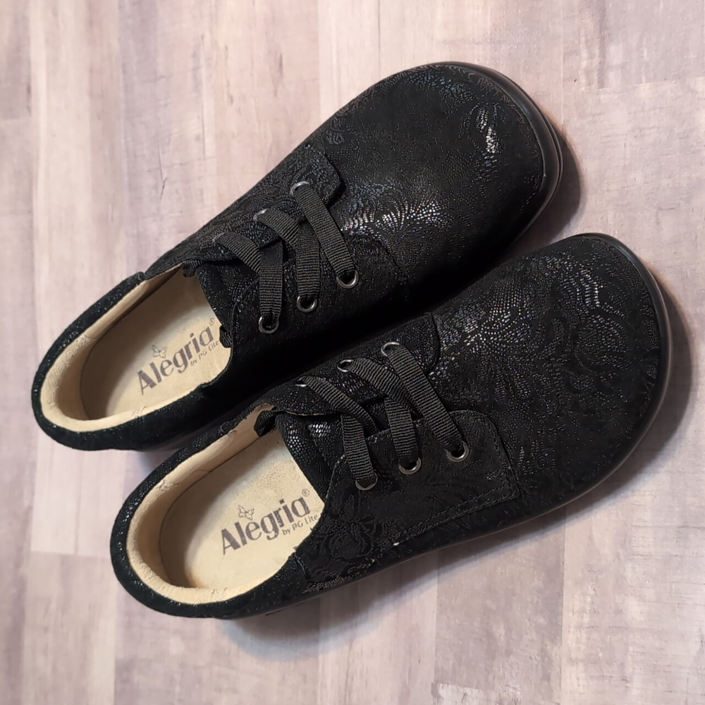 Alegria Kimi PRO Black Leaf Shoe Like NEW